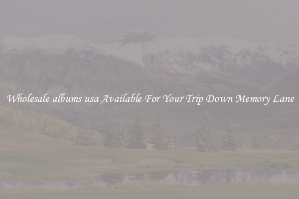 Wholesale albums usa Available For Your Trip Down Memory Lane