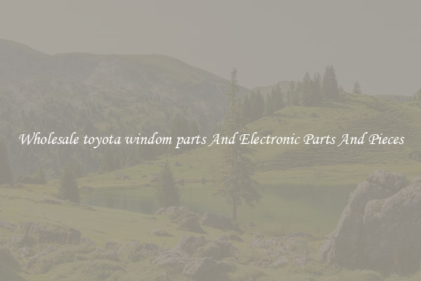 Wholesale toyota windom parts And Electronic Parts And Pieces