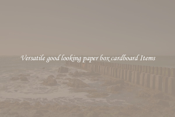 Versatile good looking paper box cardboard Items