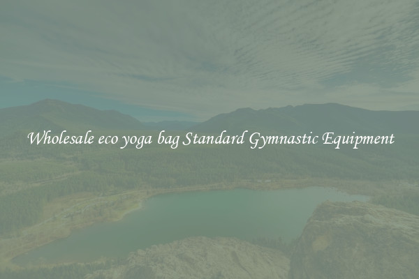 Wholesale eco yoga bag Standard Gymnastic Equipment